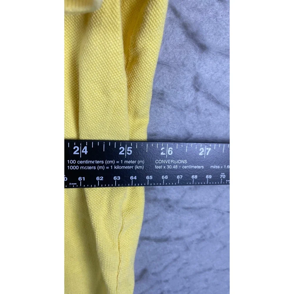 Polo Ralph Lauren Polo Shirt Mens XXL Yellow Excellent Short Sleeve Pony Logo